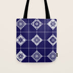 Talavera Mexican Tile - Porcelain Palette Tote Bag Gallery Image 1