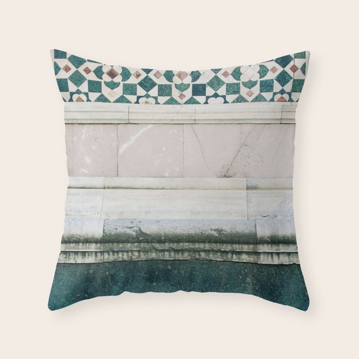 Il Duomo Marble Pattern - Florence Italy Throw Pillow Gallery Image 6