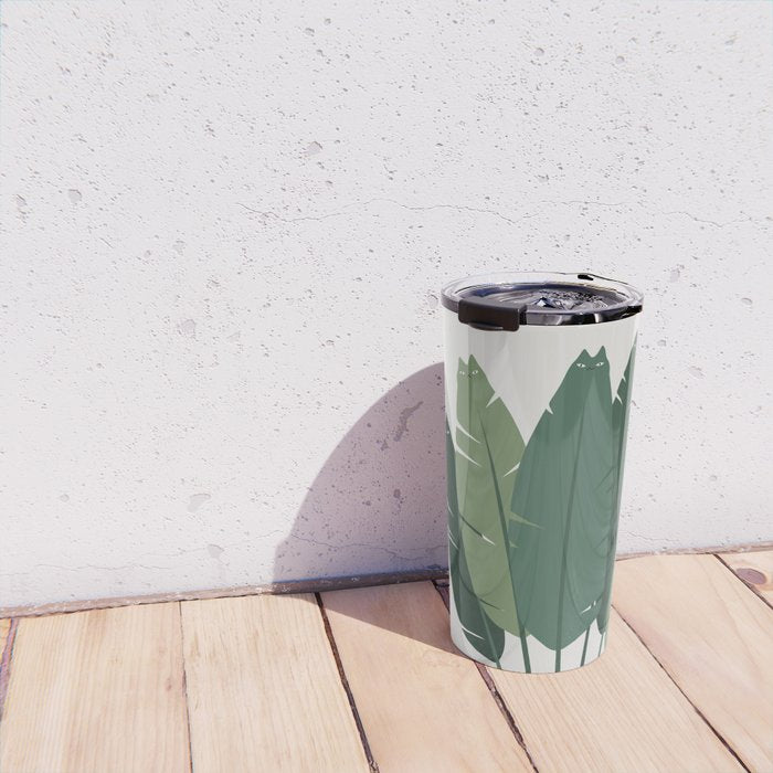 Cat and Plant 18 Travel Mug Gallery Image 4