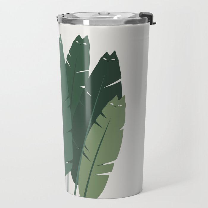 Cat and Plant 18 Travel Mug Gallery Image 2