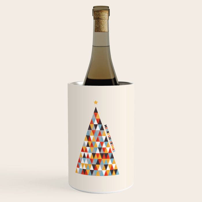Modern Christmas Tree Wine Chiller Gallery Image 1