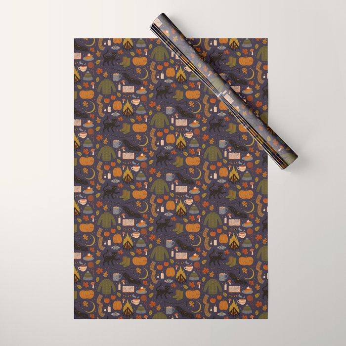 Autumn Nights Wrapping Paper Gallery Image 1