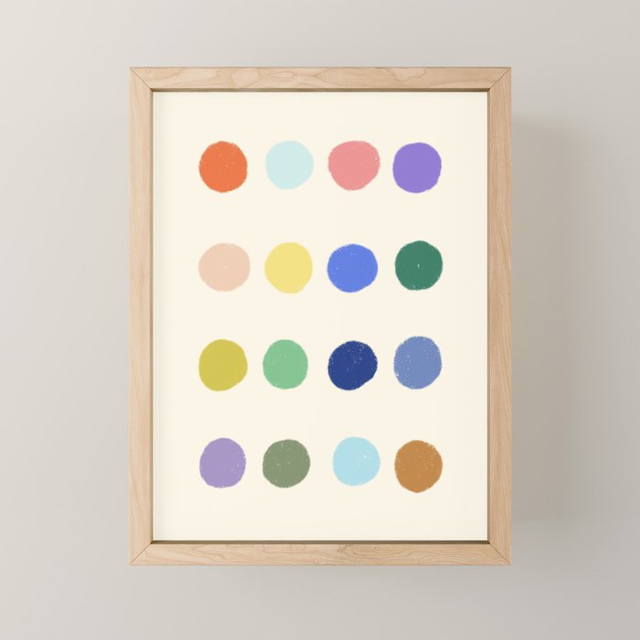 Color samples Mini Art Print Gallery Image 1
