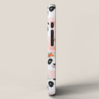 Panda bear with flowers seamless pattern iPhone Case Gallery Image 2