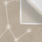 Taurus Zodiac Star Constellation Line Art Beige Wall Tapestry Gallery Image 3
