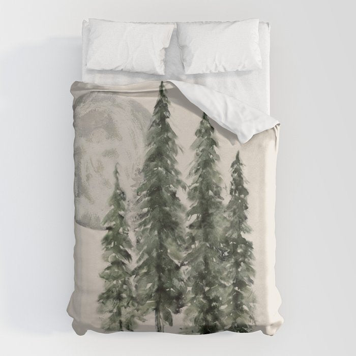 Full Moon Rising Duvet Cover Gallery Image 1