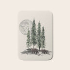 Full Moon Rising Bath Mat Gallery Image 1