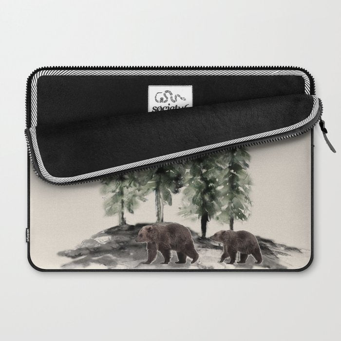 Full Moon Rising Laptop Sleeve Gallery Image 2