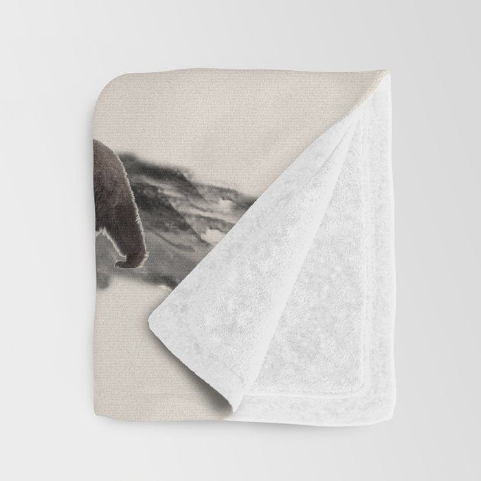 Full Moon Rising Throw Blanket Gallery Image 3