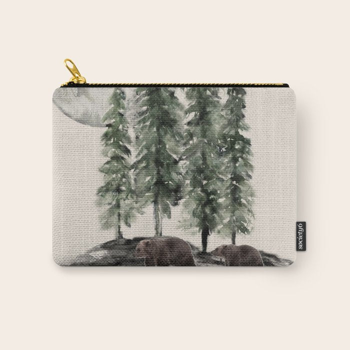 Full Moon Rising Carry All Pouch Gallery Image 1