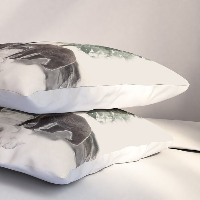 Full Moon Rising Pillow Sham Gallery Image 3