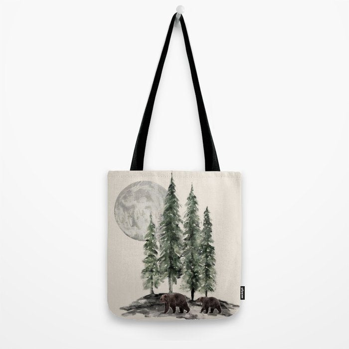 Full Moon Rising Tote Bag Gallery Image 2