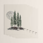 Full Moon Rising Wrapping Paper Gallery Image 3