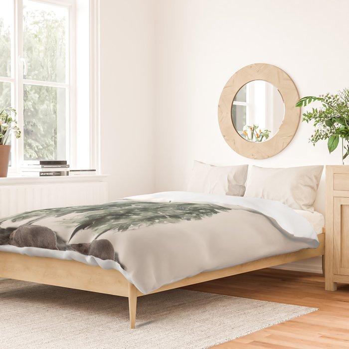 Full Moon Rising Duvet Cover Gallery Image 2