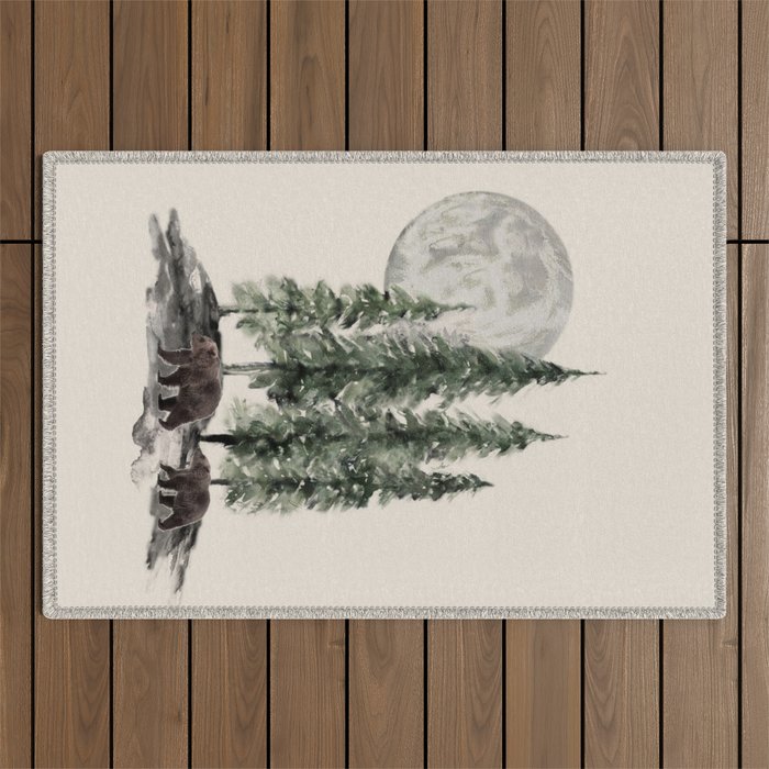 Full Moon Rising Outdoor Rug Gallery Image 1