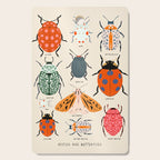 Beetles, butterflies and ladybugs Cutting Board Gallery Image 1