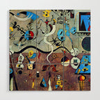 Joan Miro The Harlequin's Carnival Wood Wall Art Gallery Image 1
