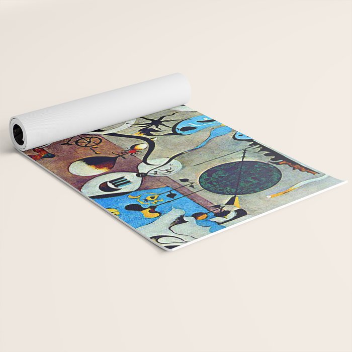 Joan Miro The Harlequin's Carnival Yoga Mat Gallery Image 2