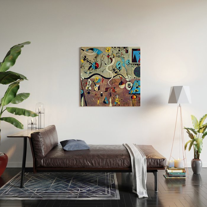 Joan Miro The Harlequin's Carnival Wood Wall Art Gallery Image 2