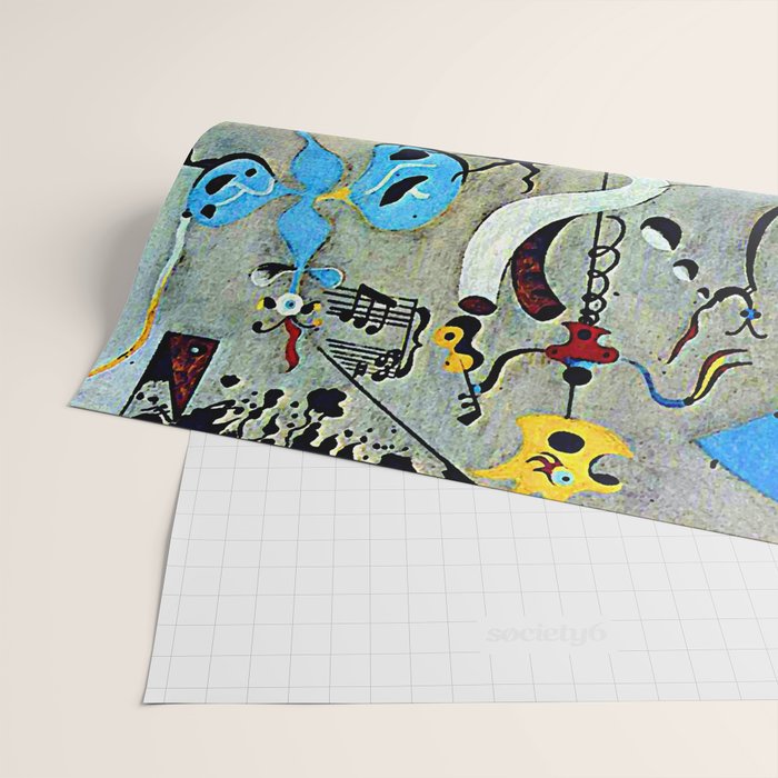 Joan Miro The Harlequin's Carnival Wrapping Paper Gallery Image 2