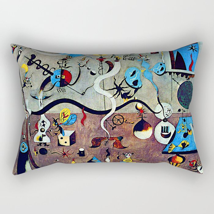 Joan Miro The Harlequin's Carnival Rectangular Pillow Gallery Image 1