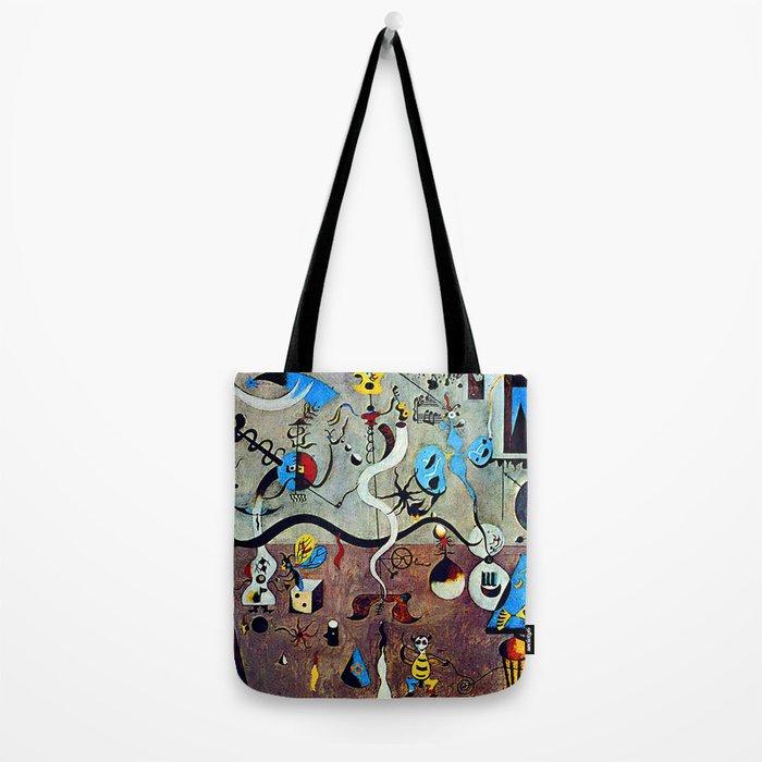 Joan Miro The Harlequin's Carnival Tote Bag Gallery Image 2