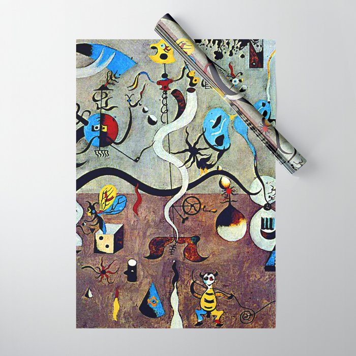Joan Miro The Harlequin's Carnival Wrapping Paper Gallery Image 1