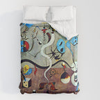 Joan Miro The Harlequin's Carnival Duvet Cover Gallery Image 6