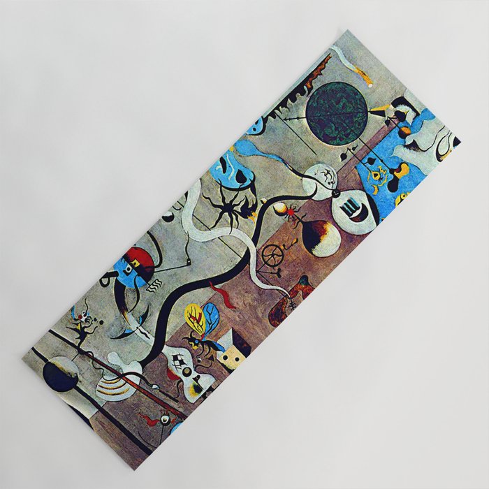 Joan Miro The Harlequin's Carnival Yoga Mat Gallery Image 1
