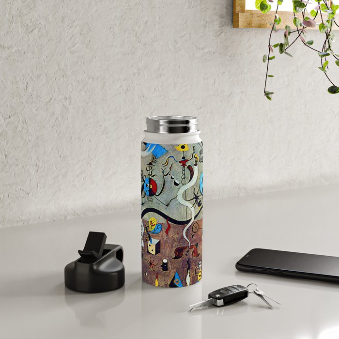 Joan Miro The Harlequin's Carnival Water Bottle Gallery Image 4