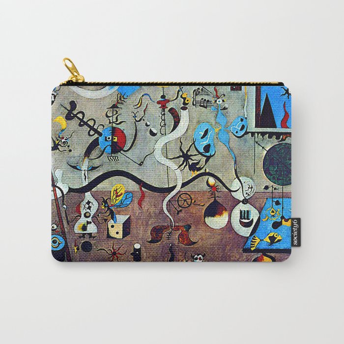 Joan Miro The Harlequin's Carnival Carry All Pouch Gallery Image 1