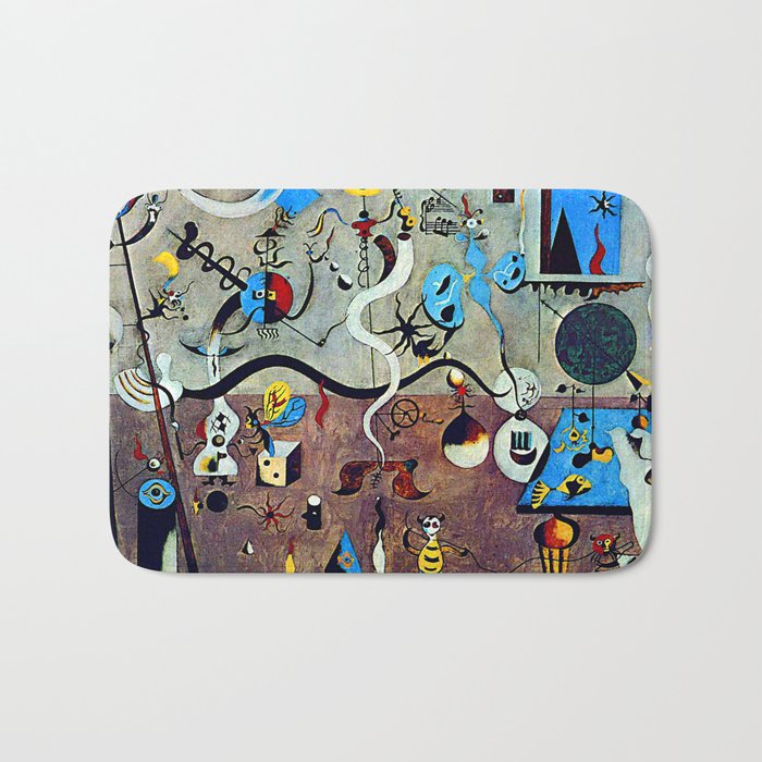 Joan Miro The Harlequin's Carnival Bath Mat Gallery Image 1