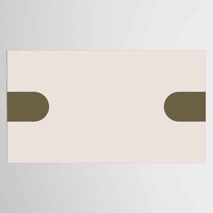 Arch (Olive & Cream) Tablecloth Gallery Image 2
