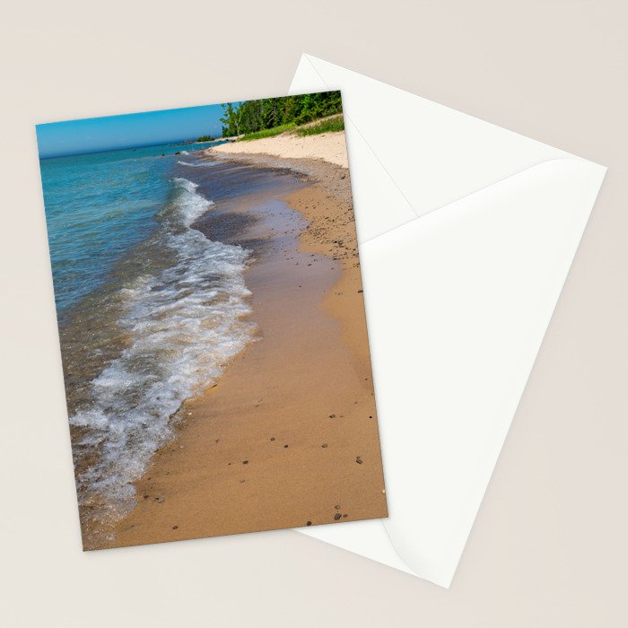 Lake Michigan Beach, Charlevoix - II Stationery Card Gallery Image 2