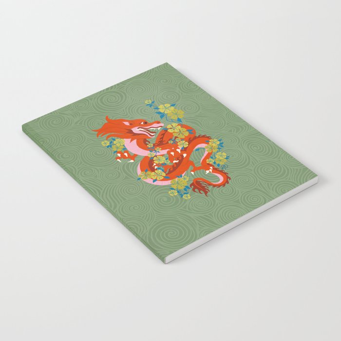 Dragon Dance Among the Blossoms Notebook Gallery Image 2