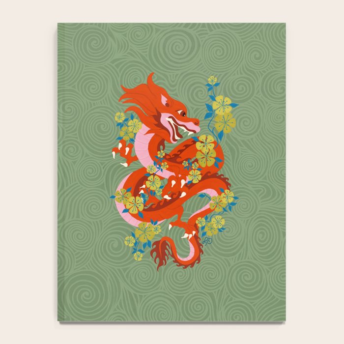 Dragon Dance Among the Blossoms Notebook Gallery Image 4