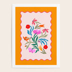 Wild Botanica - Midsummer Glow Floral Wall Art Poster Gallery Image 4