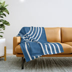 Balance - blue Throw Blanket Gallery Image 1