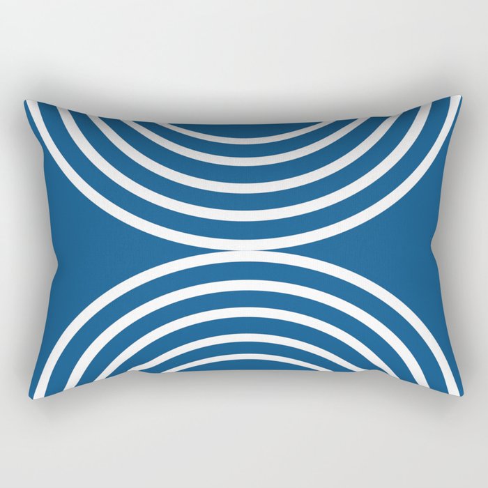 Balance - blue Rectangular Pillow Gallery Image 2