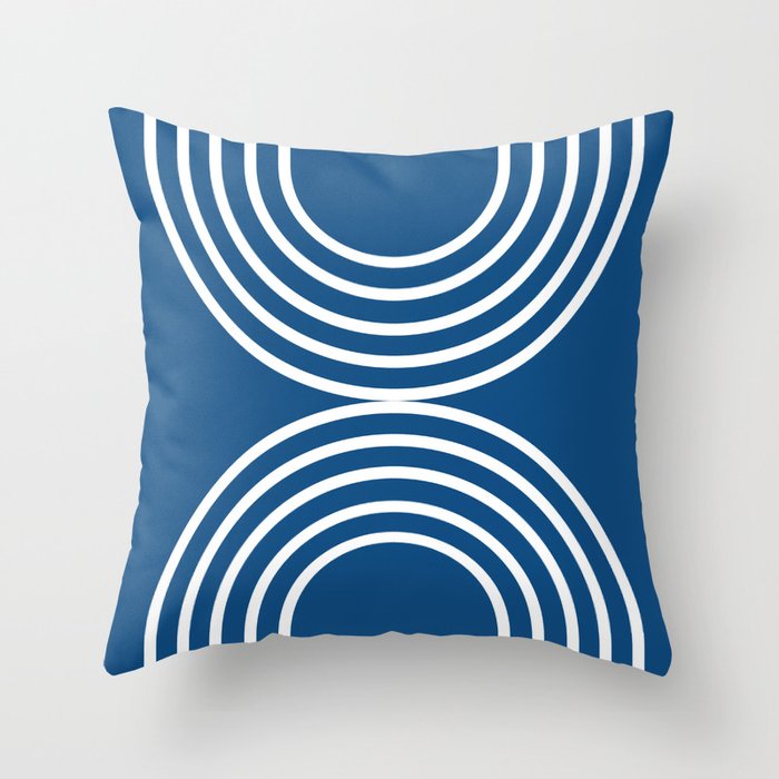 Balance - blue Throw Pillow Gallery Image 6