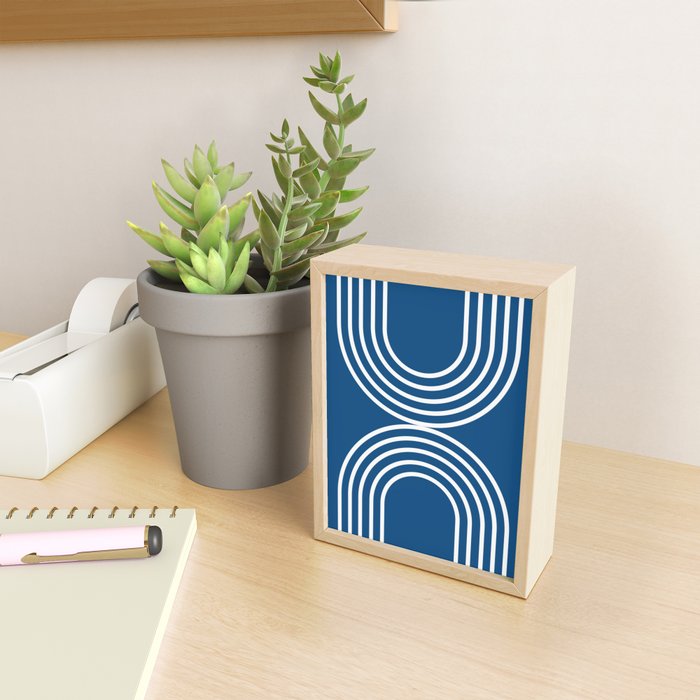 Balance - blue Mini Art Print Gallery Image 2