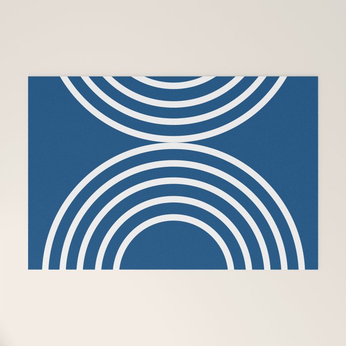 Balance - blue Welcome Mat Gallery Image 1