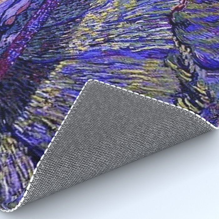 Lavender Fields with Rising Sun by Vincent van Gogh Rug Gallery Image 4