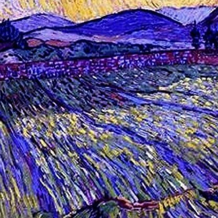 Lavender Fields with Rising Sun by Vincent van Gogh Coffee Mug Gallery Image 2