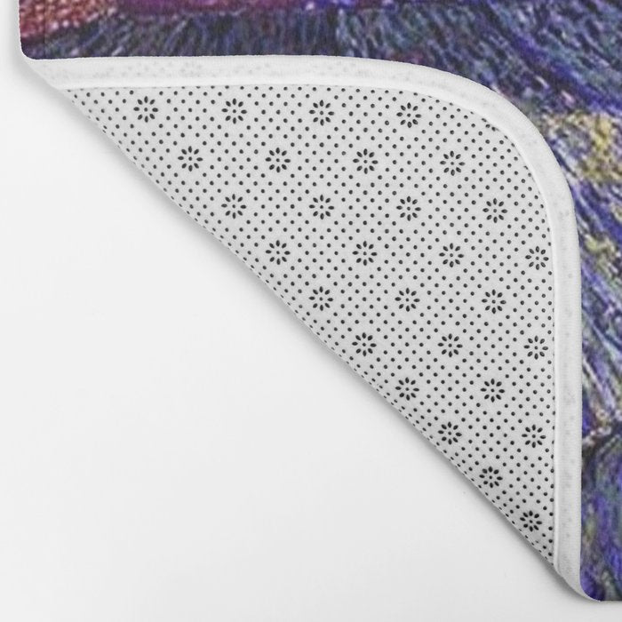 Lavender Fields with Rising Sun by Vincent van Gogh Bath Mat Gallery Image 2