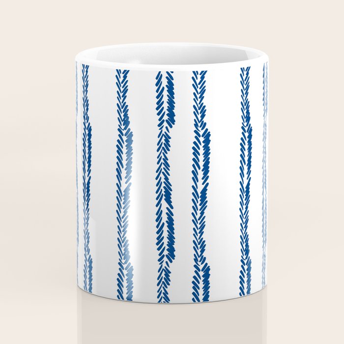 Nautical Herringbone Coffee Mug Gallery Image 4