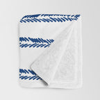 Nautical Herringbone Throw Blanket Gallery Image 3