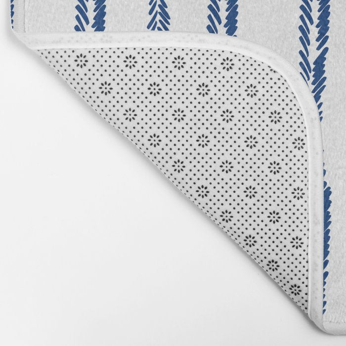 Nautical Herringbone Bath Mat Gallery Image 2
