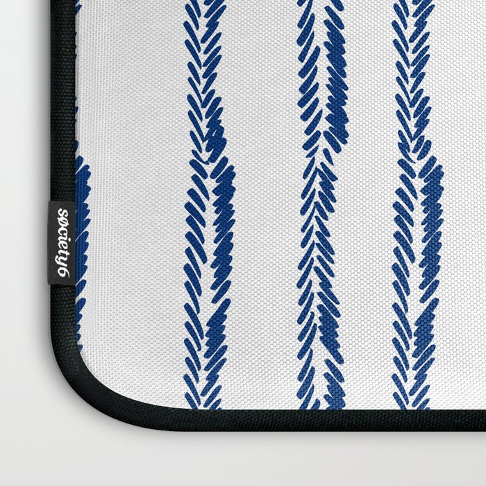 Nautical Herringbone Laptop Sleeve Gallery Image 3