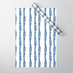 Nautical Herringbone Wrapping Paper Gallery Image 1
